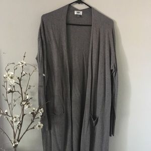 Old Navy • Long cardigan sweater • Gray